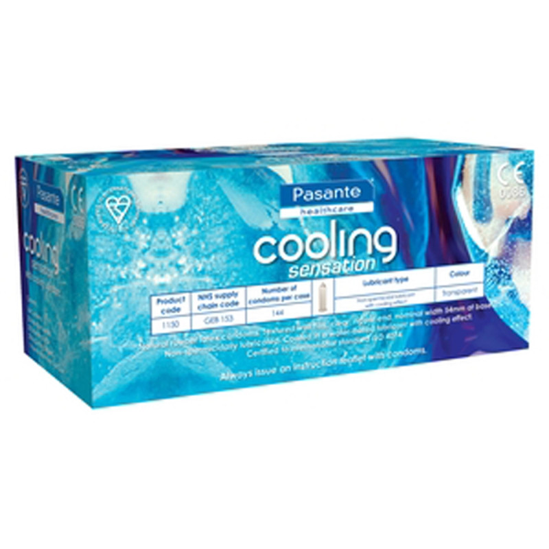 Pasante Préservatifs Effet Fraîcheur Cooling 52mm x144